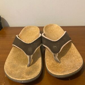 Spenco Breeze Brown Sandals for Women Size 9